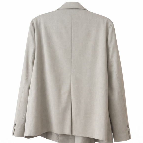 NWT The Drop Liza Blazer in Heather Cream Gray Sz 3x 22/24 - Picture 4 of 5